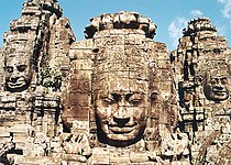 Tváře Bodhisattvy Avalókitéšvary v Bayonu