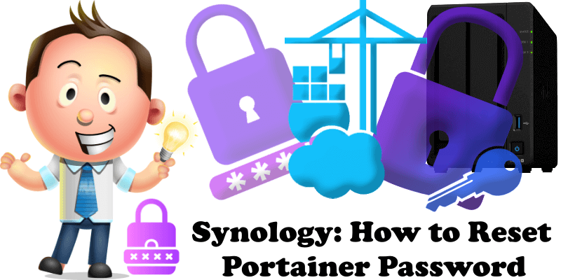 Synology Jak resetovat heslo Porttainer